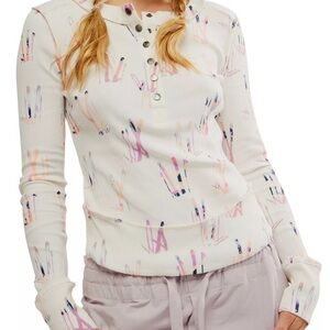 Free People Ski Base Layer Thermal Top NWT